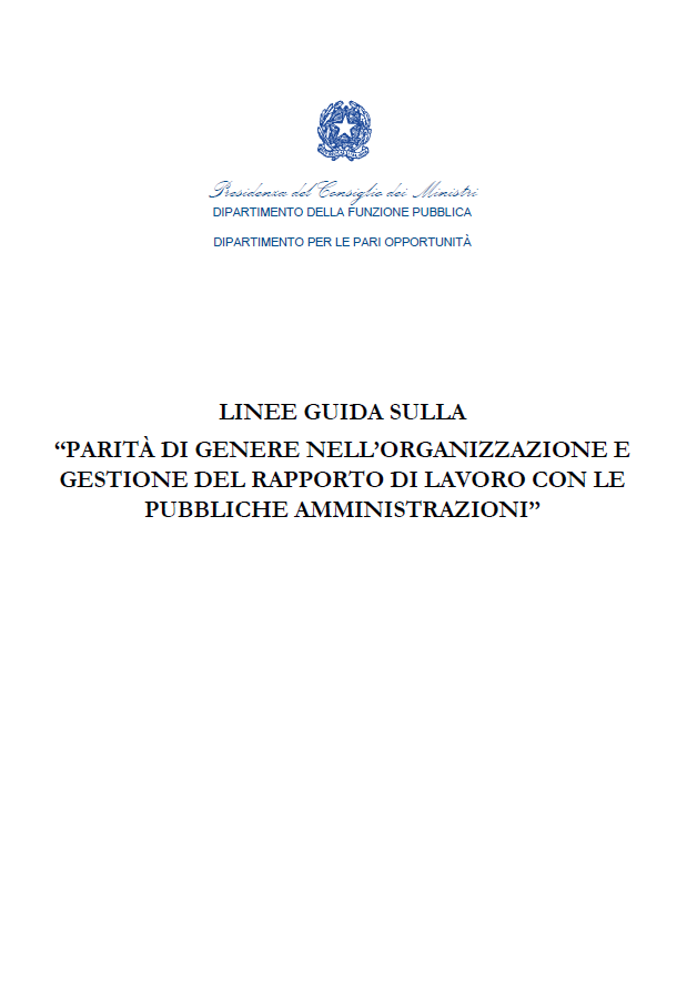 Parità di genere nelle Pubbliche Amministrazioni