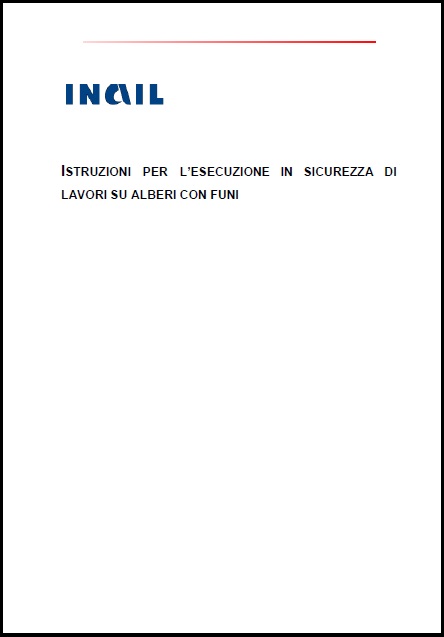 Lavori su alberi con funi